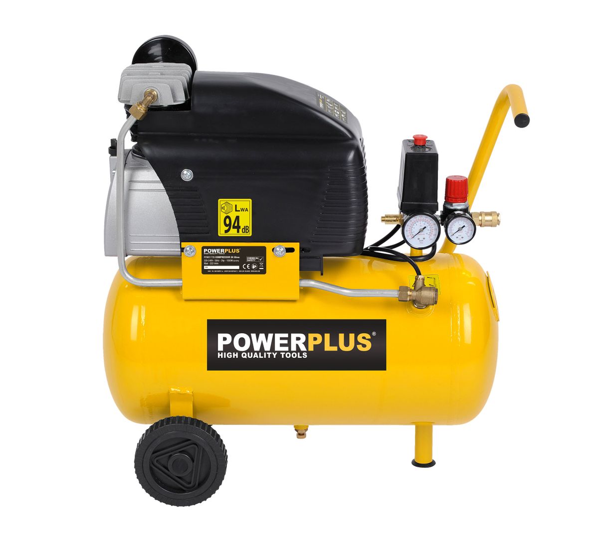 POWX1735 Compresor lubricado 1500W 24L