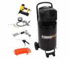 POWX1751 Compresor sin aceite 1100W 50L - 11 acc.