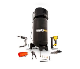 POWX1751 Compresor sin aceite 1100W 50L - 11 acc.