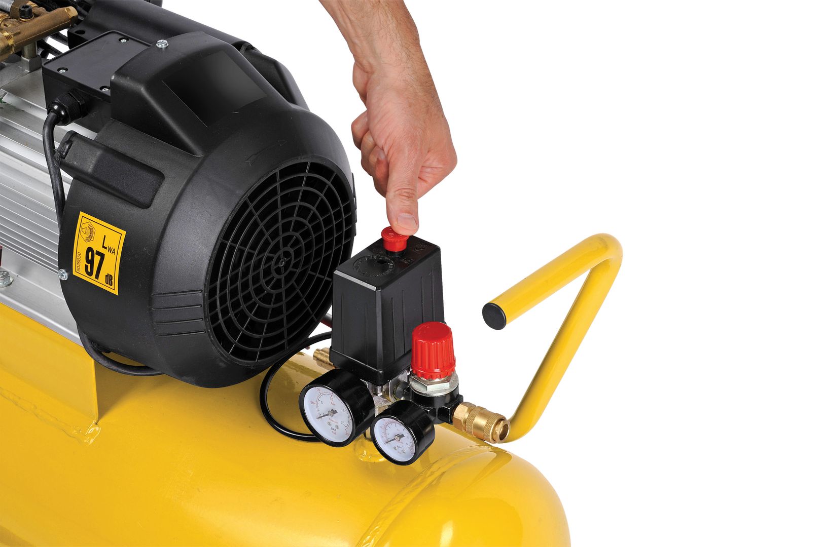 POWX1770 Compresor lubricado 2200W - 50L