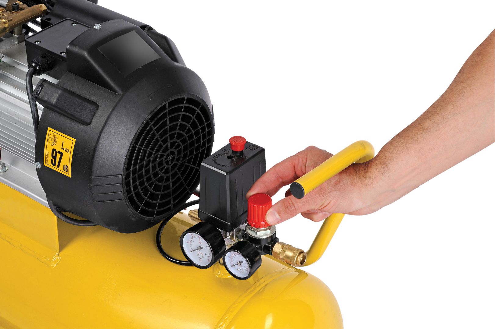 POWX1770 Compresor lubricado 2200W - 50L