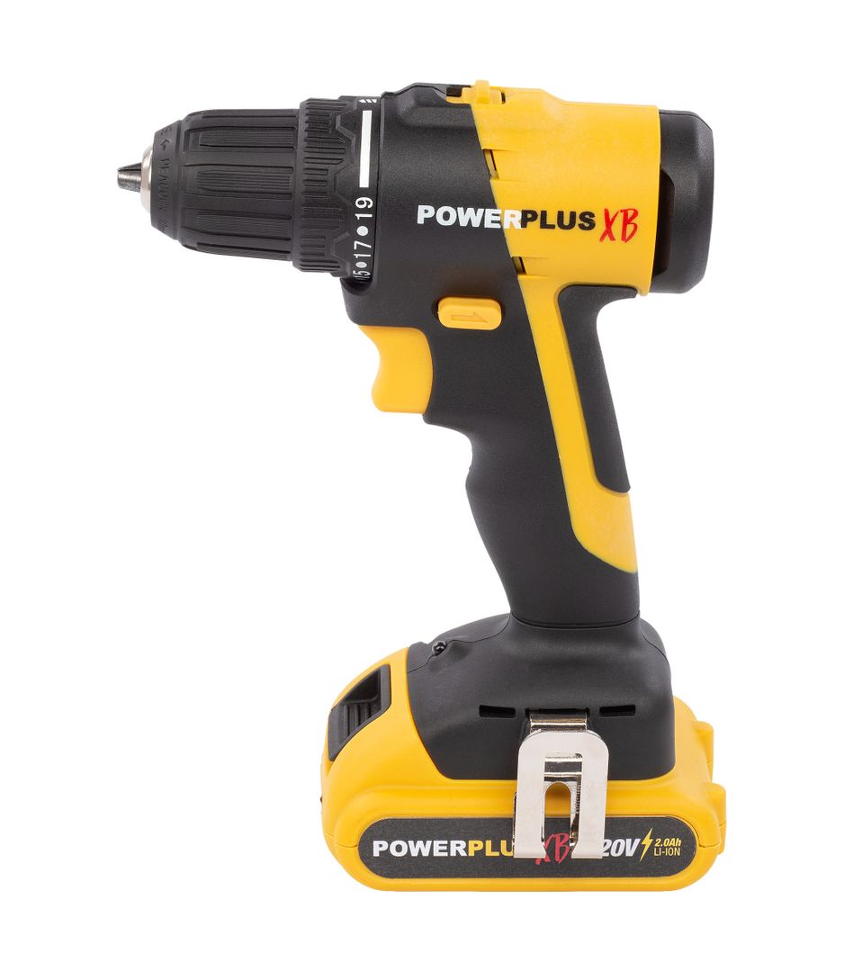 POWXBBOX10 Juego de herramientas eléctricas para el hogar 2 artículos - incl. batería 20V 4.0Ah y cargador