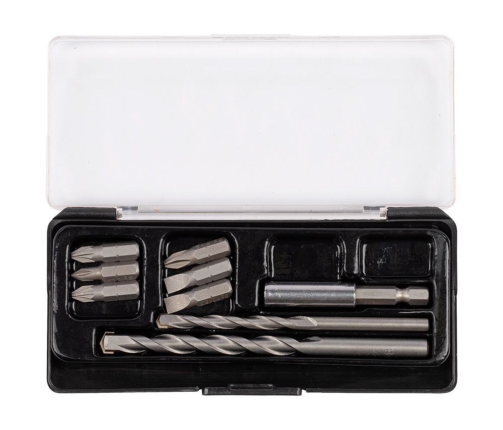 POWXB10060 Destornillador - taladradora de impacto sin cepillos 20V 30Nm - incl. batería 20V 2.0Ah y cargador - 9 acc.