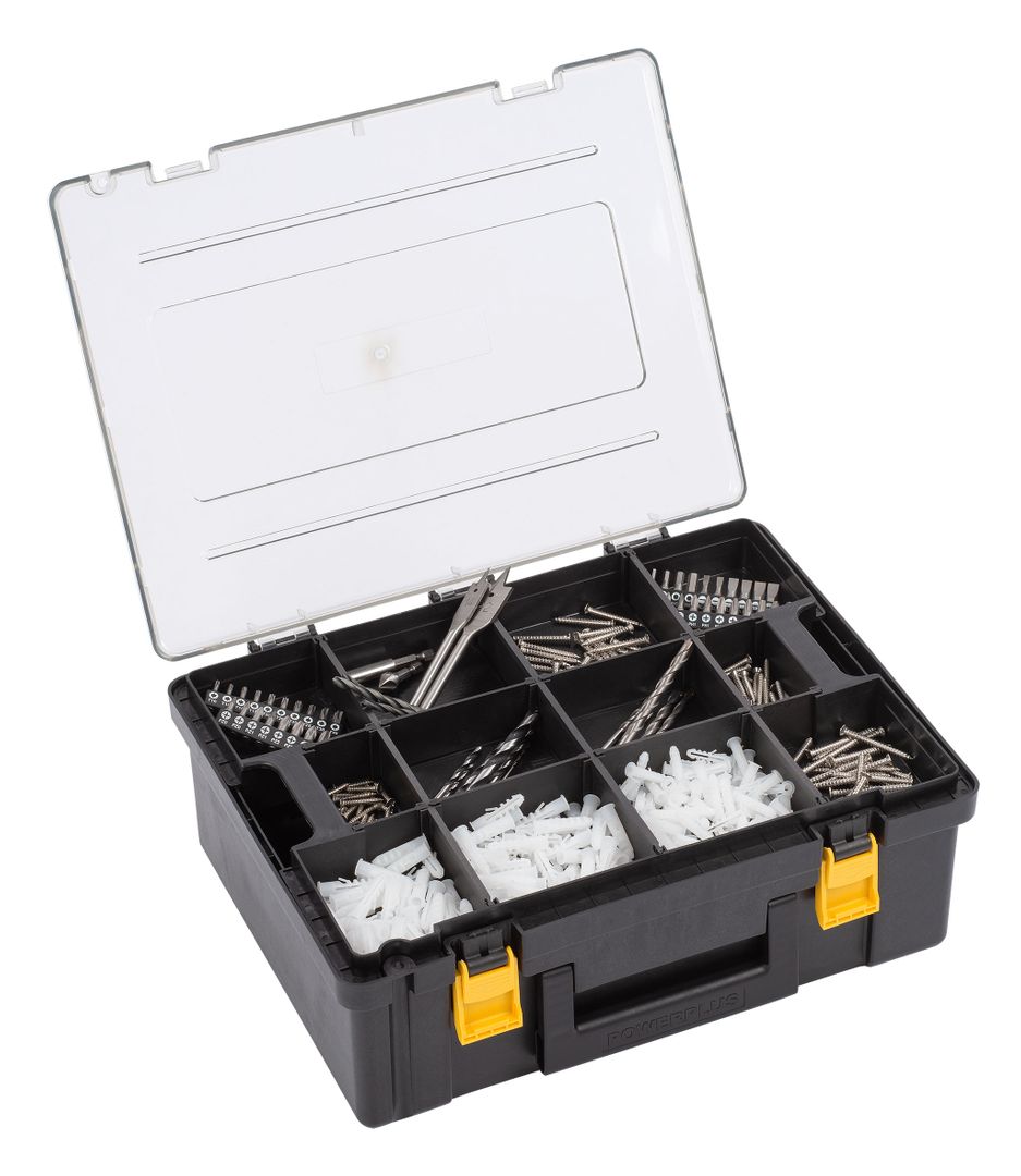 POWXB10070 Destornillador - taladradora de impacto sin cepillos 20V 30Nm - incl. 2 baterías 20V 1.5Ah y cargador- 362 acc.