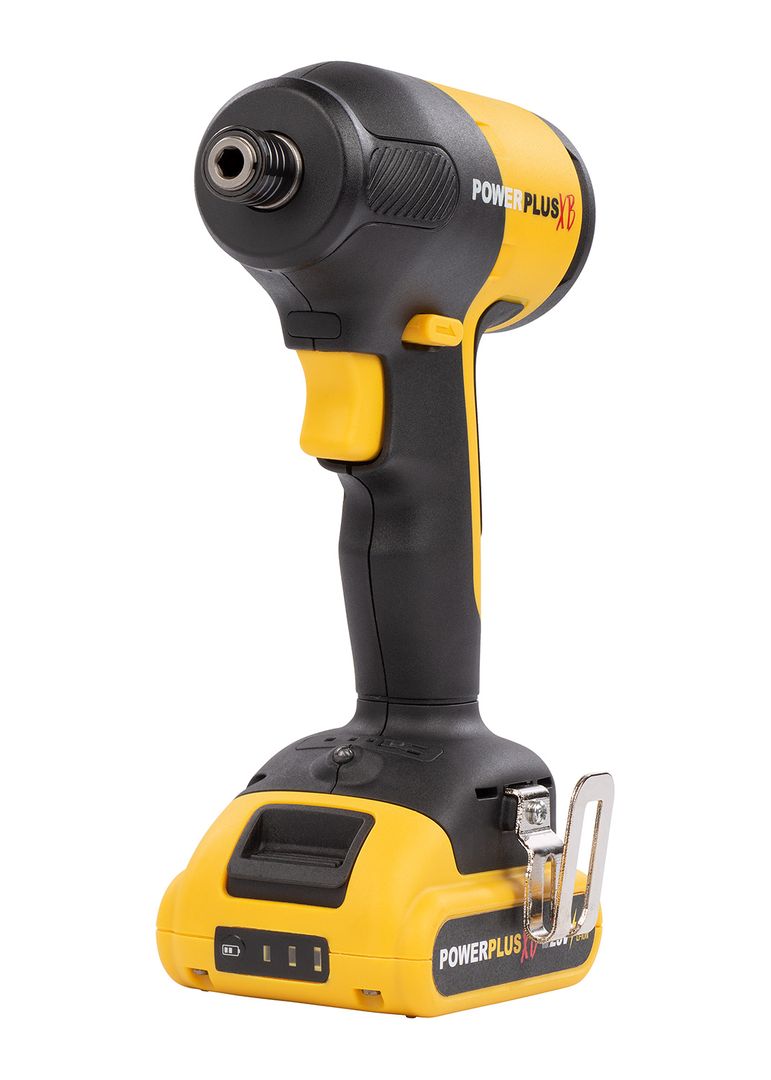 POWXB30020 Atornillador de impacto sin cepillos 20V 160Nm - incl. batería 20V 2.0Ah y cargador - 13 acc.