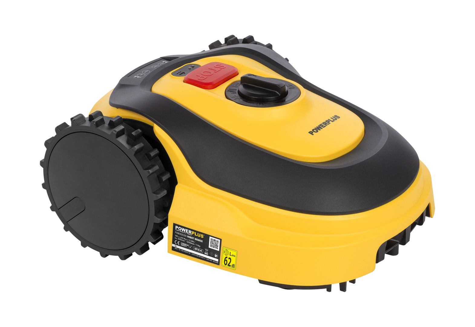 POWXG6305 Robot cortacésped sin cepillos 18V 2.5Ah - hasta 500m²