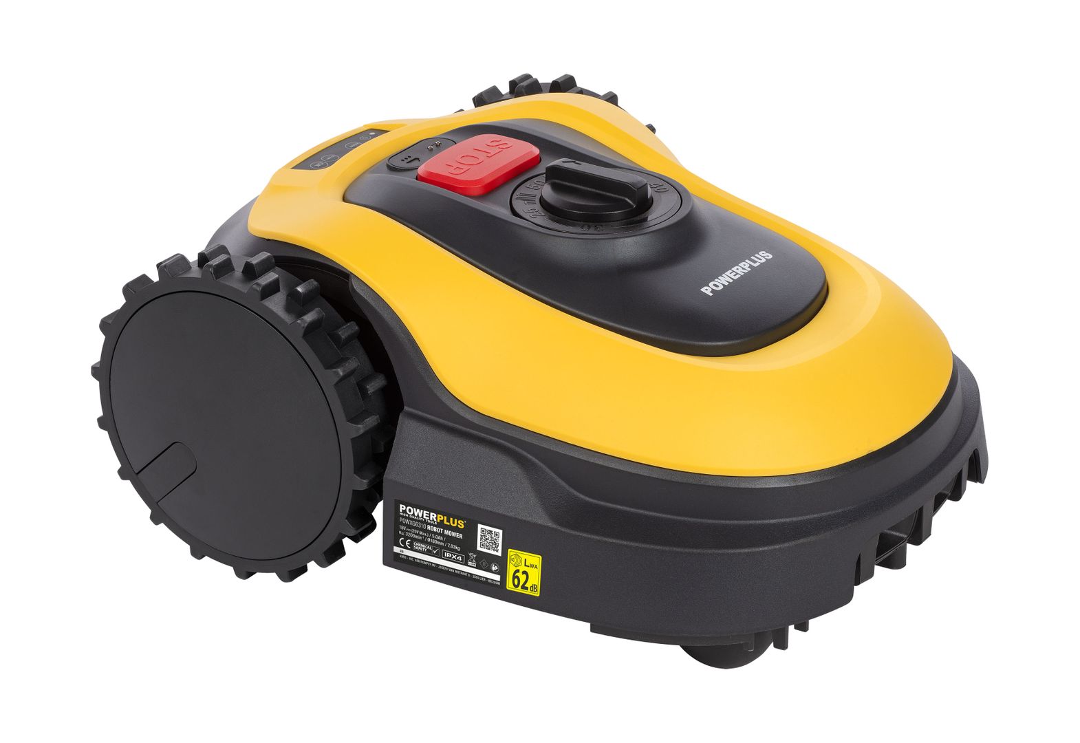 POWXG6310 Robot cortacésped sin cepillos 18V 5.0Ah - hasta 1000m² - funciona con aplicación