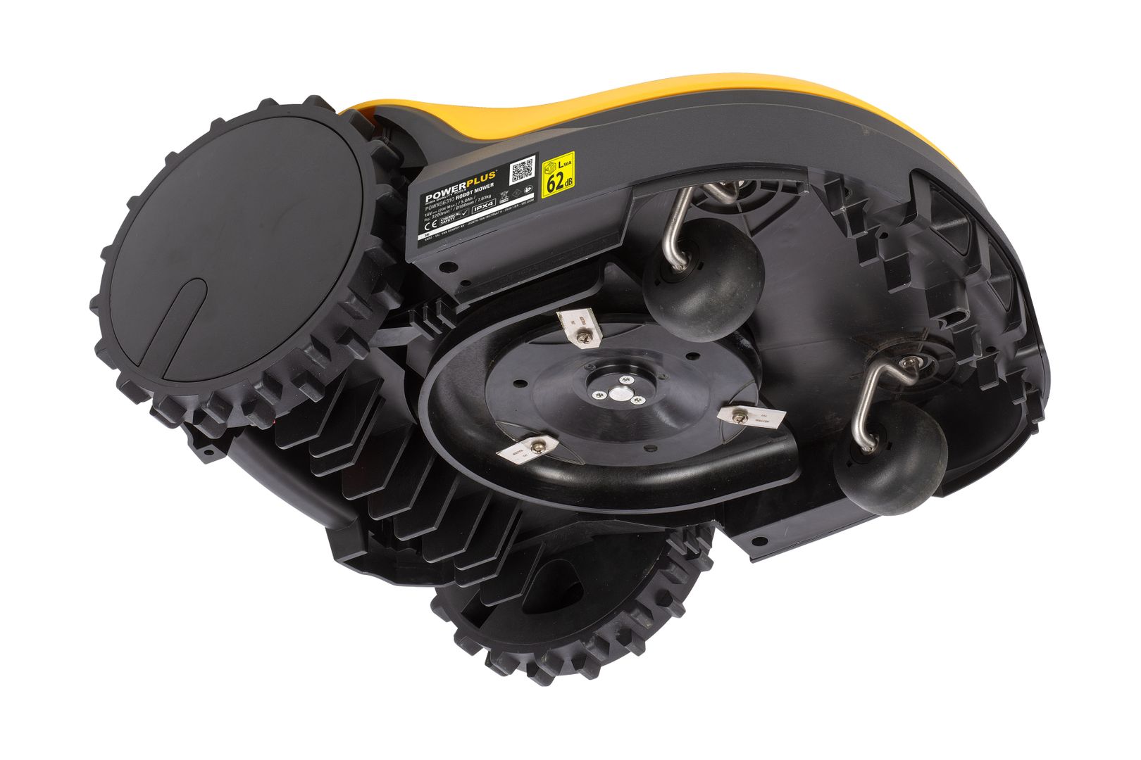 POWXG6310 Robot cortacésped sin cepillos 18V 5.0Ah - hasta 1000m² - funciona con aplicación