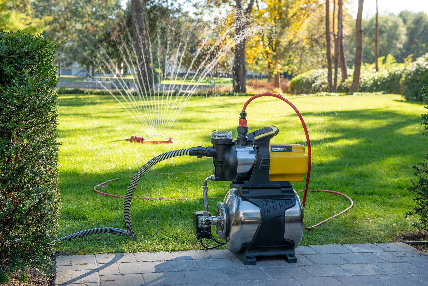 POWXG9576 Bomba de pressión 1200w 19l inox casa