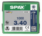 CABEZA PLANA SPAX-S NERVIOS DE FRENADO T-STAR PLUS T10 ROSCA PARCIAL WIROX 1000 UD.