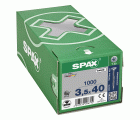 CABEZA MÚLTIPLE PLANA SPAX T-STAR PLUS T20 ROSCA PARCIAL WIROX 1000 UD.
