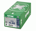 CABEZA MÚLTIPLE PLANA SPAX T-STAR PLUS T20 ROSCA PARCIAL WIROX 1000 UD.