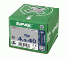CABEZA MÚLTIPLE PLANA SPAX T-STAR PLUS T20 ROSCA PARCIAL WIROX 200 UD.