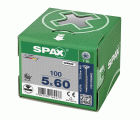 CABEZA MÚLTIPLE PLANA SPAX T-STAR PLUS T20 ROSCA PARCIAL WIROX 100 UD.