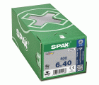 CABEZA MÚLTIPLE PLANA SPAX T-STAR PLUS T30 ROSCA PARCIAL WIROX 500 UD.