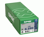 CABEZA MÚLTIPLE PLANA SPAX T-STAR PLUS T30 ROSCA PARCIAL WIROX 100 UD.
