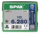 CABEZA MÚLTIPLE PLANA SPAX T-STAR PLUS T30 ROSCA PARCIAL WIROX 100 UD.