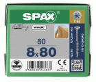 CABEZA MÚLTIPLE PLANA SPAX T-STAR PLUS T40 ROSCA PARCIAL WIROX 50 UD.