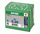 CABEZA PLANA SPAX-S NERVIOS DE FRENADO T-STAR PLUS T10 ROSCA PARCIAL YELLOX 200 UD.