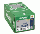 CABEZA PLANA SPAX-S NERVIOS DE FRENADO T-STAR PLUS T10 ROSCA PARCIAL YELLOX 1000 UD.