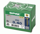 CABEZA PLANA SPAX-S NERVIOS DE FRENADO T-STAR PLUS T10 ROSCA PARCIAL YELLOX 200 UD.