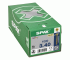 CABEZA PLANA SPAX-S NERVIOS DE FRENADO T-STAR PLUS T10 ROSCA PARCIAL YELLOX 1000 UD.