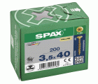 CABEZA MÚLTIPLE PLANA SPAX T-STAR PLUS T20 ROSCA PARCIAL YELLOX 200 UD.