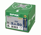 CABEZA MÚLTIPLE PLANA SPAX T-STAR PLUS T20 ROSCA PARCIAL YELLOX 200 UD.
