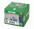 CABEZA MÚLTIPLE PLANA SPAX T-STAR PLUS T20 ROSCA PARCIAL YELLOX 200 UD.