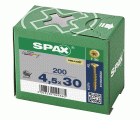 CABEZA MÚLTIPLE PLANA SPAX T-STAR PLUS T20 ROSCA PARCIAL YELLOX 200 UD.
