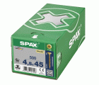 CABEZA MÚLTIPLE PLANA SPAX T-STAR PLUS T20 ROSCA PARCIAL YELLOX 500 UD.
