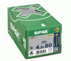 CABEZA MÚLTIPLE PLANA SPAX T-STAR PLUS T20 ROSCA PARCIAL YELLOX 200 UD.