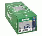 CABEZA MÚLTIPLE PLANA SPAX T-STAR PLUS T30 ROSCA PARCIAL YELLOX 500 UD.