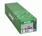 CABEZA MÚLTIPLE PLANA SPAX T-STAR PLUS T30 ROSCA PARCIAL 4CUT YELLOX 100 UD.