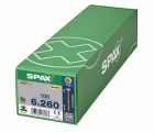 CABEZA MÚLTIPLE PLANA SPAX T-STAR PLUS T30 ROSCA PARCIAL 4CUT YELLOX 100 UD.
