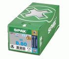 CABEZA MÚLTIPLE PLANA SPAX A2 T-STAR PLUS T40 ROSCA PARCIAL 4CUT 50 UD.