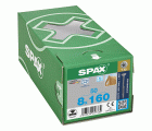 CABEZA MÚLTIPLE PLANA SPAX A2 T-STAR PLUS T40 ROSCA PARCIAL 4CUT 50 UD.
