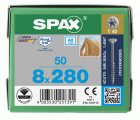CABEZA MÚLTIPLE PLANA SPAX A2 T-STAR PLUS T40 ROSCA PARCIAL 4CUT 50 UD.