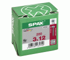 CABEZA REDONDA SPAX-S T-STAR PLUS T10 ROSCA COMPLETA WIROX 200 UD.
