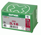CABEZA REDONDA SPAX-S T-STAR PLUS T10 ROSCA COMPLETA WIROX 200 UD.