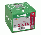 CABEZA REDONDA SPAX T-STAR PLUS T15 ROSCA COMPLETA WIROX 1000 UD.