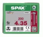 CABEZA REDONDA SPAX T-STAR PLUS T20 ROSCA COMPLETA WIROX 200 UD.