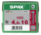 CABEZA REDONDA SPAX T-STAR PLUS T20 ROSCA COMPLETA WIROX 1000 UD.