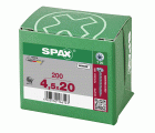CABEZA REDONDA SPAX T-STAR PLUS T20 ROSCA COMPLETA WIROX 200 UD.