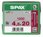 CABEZA REDONDA SPAX T-STAR PLUS T20 ROSCA COMPLETA WIROX 1000 UD.
