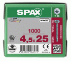 CABEZA REDONDA SPAX T-STAR PLUS T20 ROSCA COMPLETA WIROX 1000 UD.