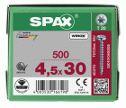 CABEZA REDONDA SPAX T-STAR PLUS T20 ROSCA COMPLETA WIROX 500 UD.