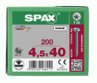 CABEZA REDONDA SPAX T-STAR PLUS T20 ROSCA COMPLETA WIROX 200 UD.