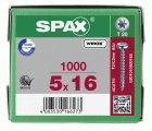 CABEZA REDONDA SPAX T-STAR PLUS T20 ROSCA COMPLETA WIROX 1000 UD.