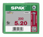 CABEZA REDONDA SPAX T-STAR PLUS T20 ROSCA COMPLETA WIROX 200 UD.